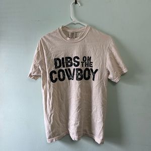 Dibs on the cowboy t-shirt